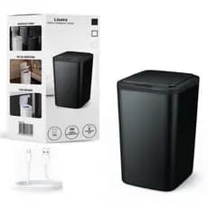 Lixeira Sensor Movimento Automático Inteligente Recarregavel Toque Cesto Lixo Casa 16 Litros