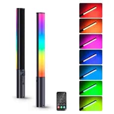 Bastão De Led Fotografia Colorido Rbg Light Stick Portatil Com Controle Tripe 2 Metros opcional