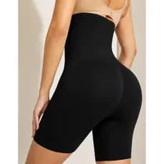 Shorts Cinta Modeladora com 4 Barbatanas Redutora de Medidas e Alta Compressão Short