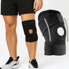 Joelheira Ortopédica Esportiva Ajustável com Compressão | Suporte para Joelho Academia