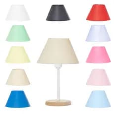 Abajur Luminaria De Mesa C/ Cupula 17cmx27cm (dxa) + Lâmpada