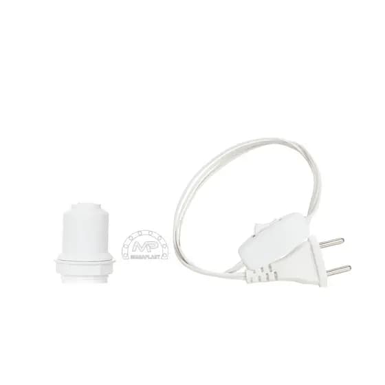 13 Pçs Rabicho 1mt Interruptor Meiofio e Soquete P/ Abajur