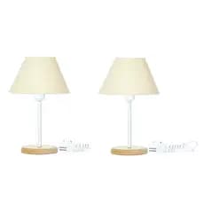 kit 2 Abajures Luminária de Mesa com Cúpula 17cmx27cm (diâmetro X altura) SALA/ QUARTO/ INFANTIL