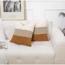 Kit com 2 Capas de Almofada Bouclé Premium | Moderna, Macia e Elegante Decoração Sala e Quarto