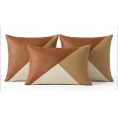 Kit 3 Capas De Almofadas Decorativas Geométricas – 2 (43x43) + 1 (30x50) | Sofá e Cama