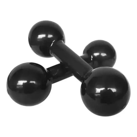 Par de Halteres Emborrachados 1kg a 5kg Musculação Academia Treino JMB Fitness