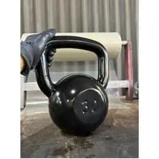 Kettlebell Emborrachado 30kg Ferro Fundido Academia JMB Fitness