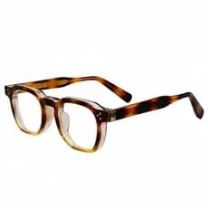 Armações De Óculos Quadradas Retrô Masculinas , Lentes Planas Anti-Luz Azul TR90 , Ópticas De Alta Qualidade Para Mulher