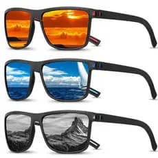Óculos de Sol Masculinos Polarizados Femininos UV400 Óculos de Sol para Pesca e Esportes ao Ar Livre