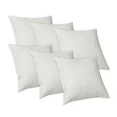 Kit 6 Capas de Almofada 43x43cm Decorativas em Jacquard Caribe Sala Sofá