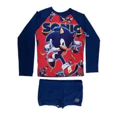 Conjunto Sunga e Blusa Manga Longa Infantil Com Protecao Solar Uv50+ 8 ao 10