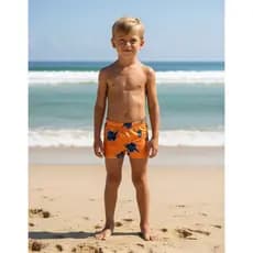 Sunga Infantil 8 ao 10  Com Protecao Uv50+ Forrada Cadarco Interno Moda Praia Estampadas