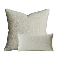 Kit Capa de Almofada 50x50cm + Capa 30x50cm Decorativa Suede Premium Capri