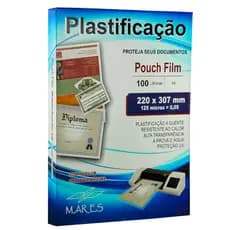 Plástico para Plastificação A4 - 100 Folhas 0,05mm