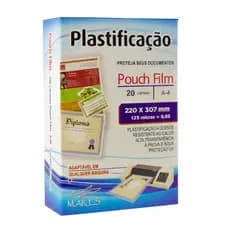 20 Folhas Polaseal A4 Plástico para Plastificação Pouch-Film 0,05 A4 220x307
