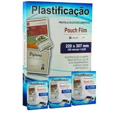 Kit Polaseal Plástico para Plastificação 350 unidades (100 Crachá + 100 CPF + 100 RG + 50 A4)