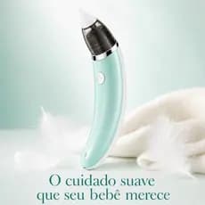 Aspirador Nasal Bebê Infantil Silicone Elétrico 5 Potências Sucção Recarregável Tira Meleca Sucção