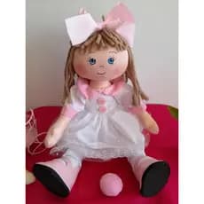 Boneca de Pano Nanda - Roupa Removível