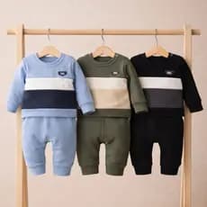 Conjunto Bebê Menino Em Soft Plush Com Recortes Inverno - 1 a 9 meses