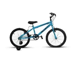 Bicicleta Infantil masculina aro 20 sem rodinha de treinamento azul