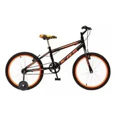 Bicicleta Infantil Aro 20 + Rodinha Masculina Passeio Krs