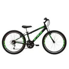 Bicicleta Aro 24 Rebaixada Alumínio 18v V-brake Krs