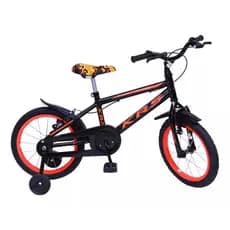 Bicicleta Infantil Aro 16 Menino Passeio Rodinhas Krs