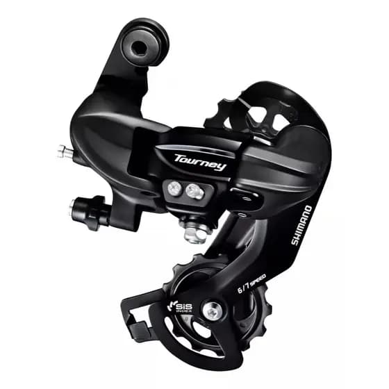 Shimano RD-TY300 SGS câmbio traseiro tourney 6/7v sem gancheira cor preto
