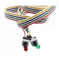 Cabo Liga Desliga Reset Gabinete - On/off - Reset - Led Hd - Led Power On