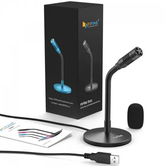 Microfone Condensador Fifine K050, Usb, Studio, Gamer
