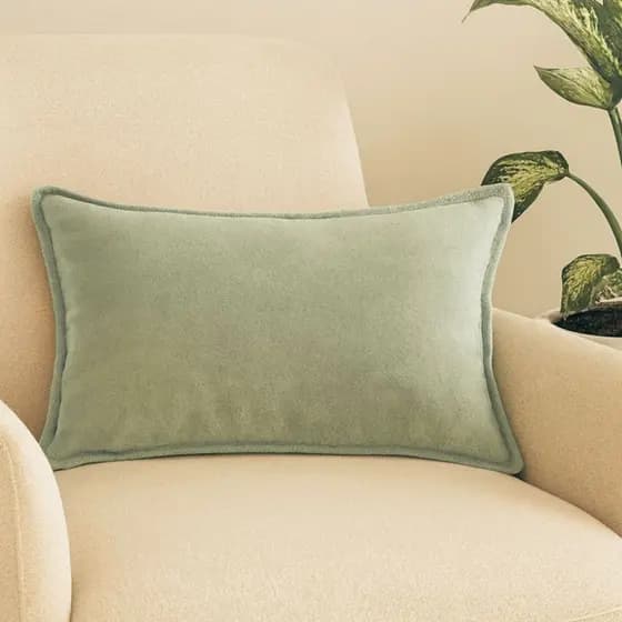CAPA RETANGULAR BAGUETE BOUCLE VERDE 30X50