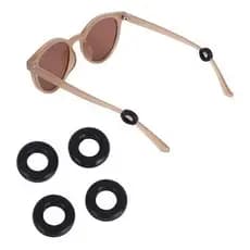 10 Pares Gancho Trava Suporte Arco Silicone Óculos Orelha transparente ou preto