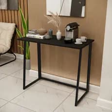 Mesa para Escritório Dobravel Escrivaninha para Estudo com Design Moderno Industrial