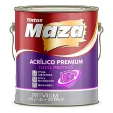 Tinta Acrílico Premium Sem Cheiro 3,6 L - Maza