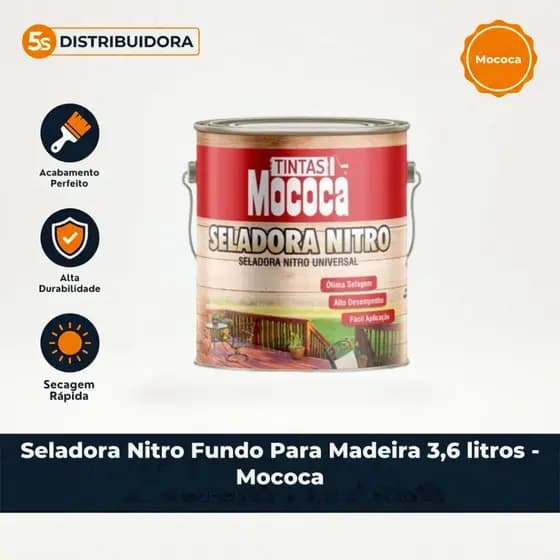 Seladora Nitro Fundo Para Madeira 3,6 litros - Mococa