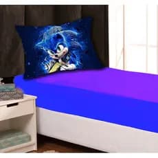 Jogo de lençol solteiro 2 peças Poliester Sonic  COR 130