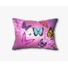 Fronha Avulsa com Zíper BORBOLETA ROXO Cor 52