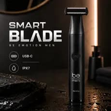 Aparador de Pelos Íntimos Masculino Corpo Barba USB-C IPX7 Polishop Be Emotion Men