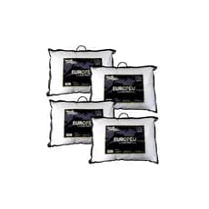 Kit 4 Travesseiros Europeu Percal 250 Fios da Master Comfort