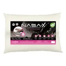 Travesseiro NASA Cervical X – Viscoelástico com Espuma de Memória e Suporte Ortopédico