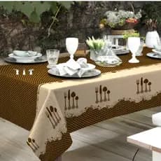 Toalha de Mesa Linhão Retangular Estampada 2,20M x 1,50M