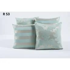Kit com 4 Capas de Almofadas Jacquard com Zíper