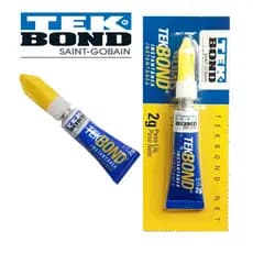 Super Cola Instantânea Tekbond 2g Excelente Resistência Seguro Eficaz Ferramenta Secagem Rápida