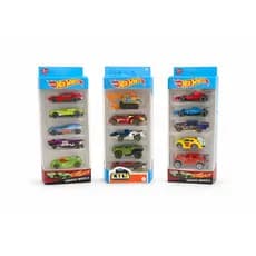 Kit Carrinho Coleção Ferro Estilo Hot Wheels kit 5 Peças Sortidos