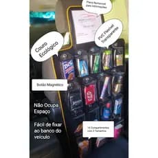 Displaycar Expositor Lojinha para venda de produtos em veículos de Aplicativos Uber, 99 Fature Mais!