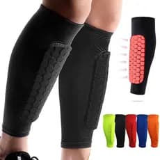 Shin Guards Proteção Pernas Caneleira Esportes Ao Ar Livre Futebol Anti-Colisão Pads Leg Guard