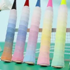 Fita Adesiva Para Raquete De Badminton , Overgrip Tênis , Gradiente Antiderrapante , Envoltório Pickleball , Alças
