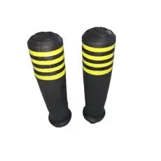 Par Luva Manopla Punho Bike Arco Iris Borracha Bicicleta Cores Luvinha