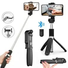 Bastão Pau de Selfie com Bluetooth Retrátil Suporte tripé para celular f210