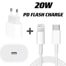 Carregador Para iPhone Turbo LIGHTNING Carregamento Rápido/Dados